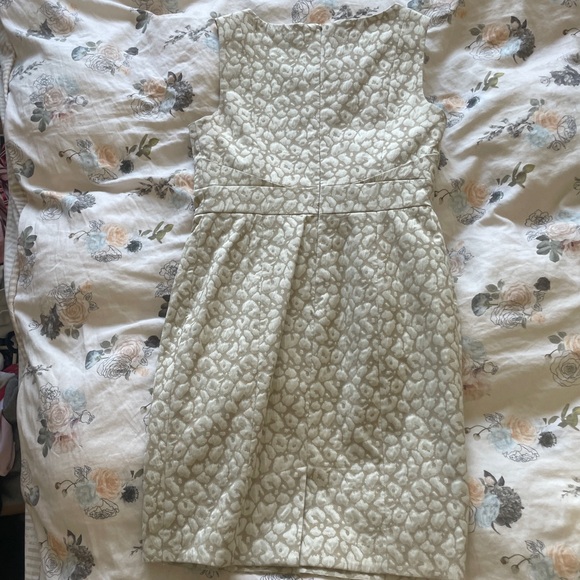 Textured textile Saks off Fifth Avenue Discreet Leopard Print dress - Picture 5 of 5